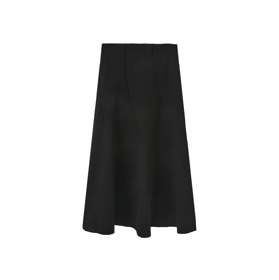Black Seam Aline Skirt