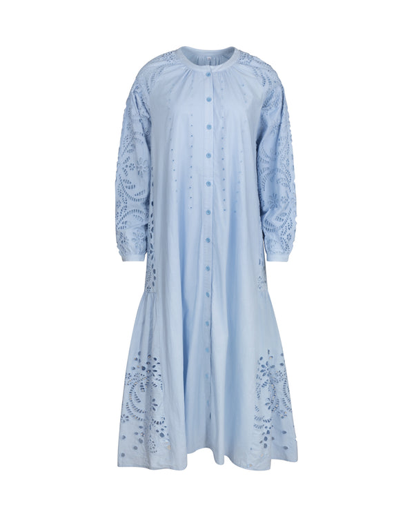 Eyelet Tassle  Front Dress