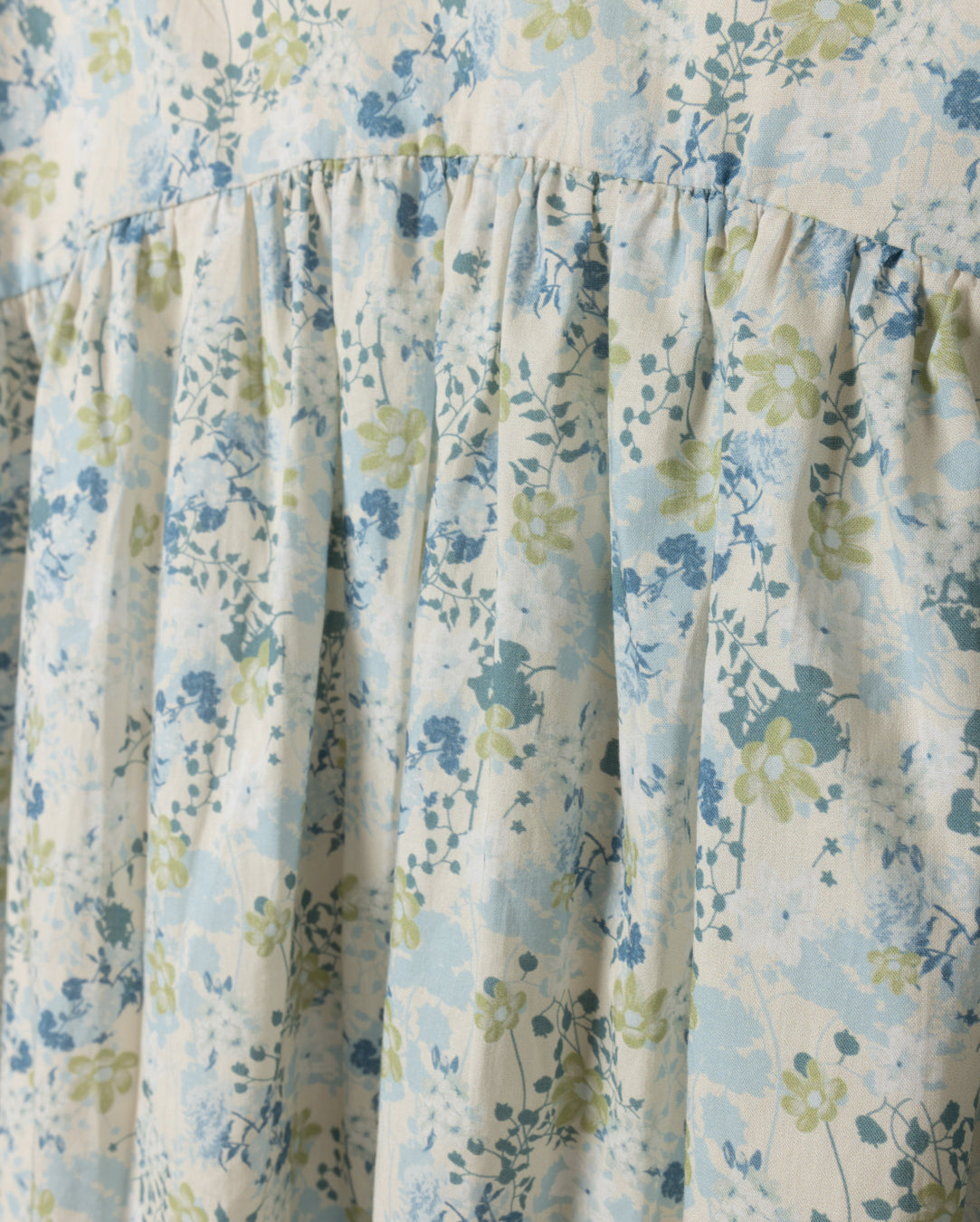 Floral High Waisted Dress With Bow