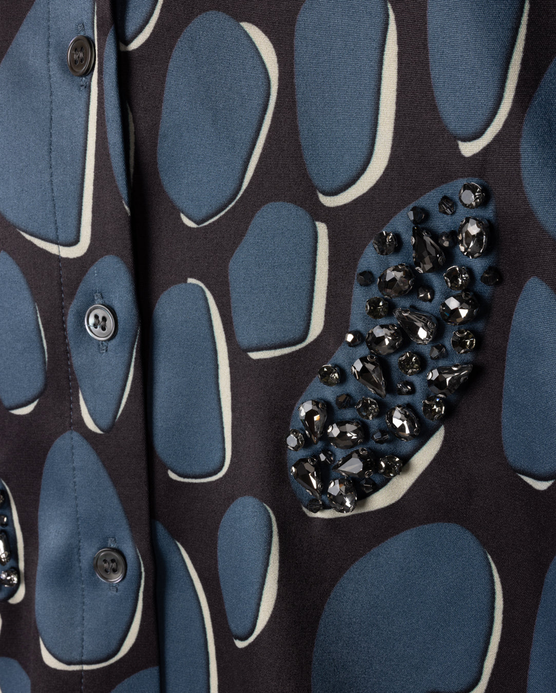 Ciro Jeweled Blouse W-20742