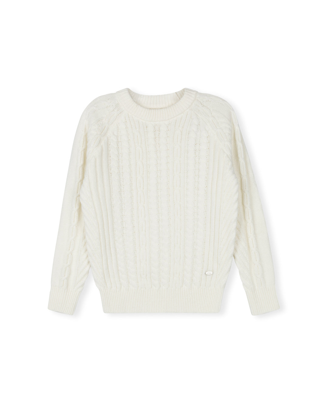 Braided Knit Detailed Sweater