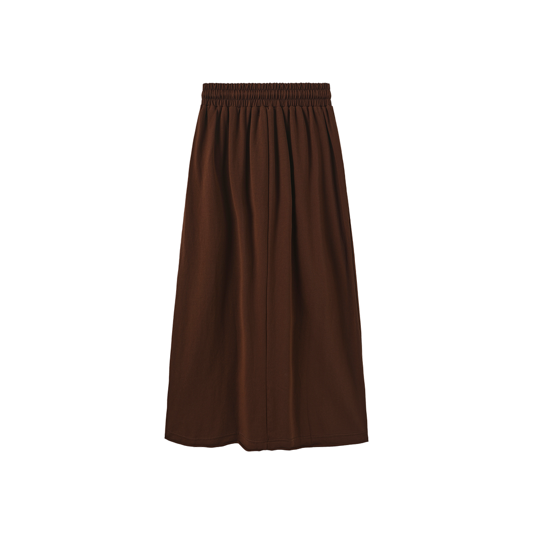 Drawstring Sweatshirt Skirt