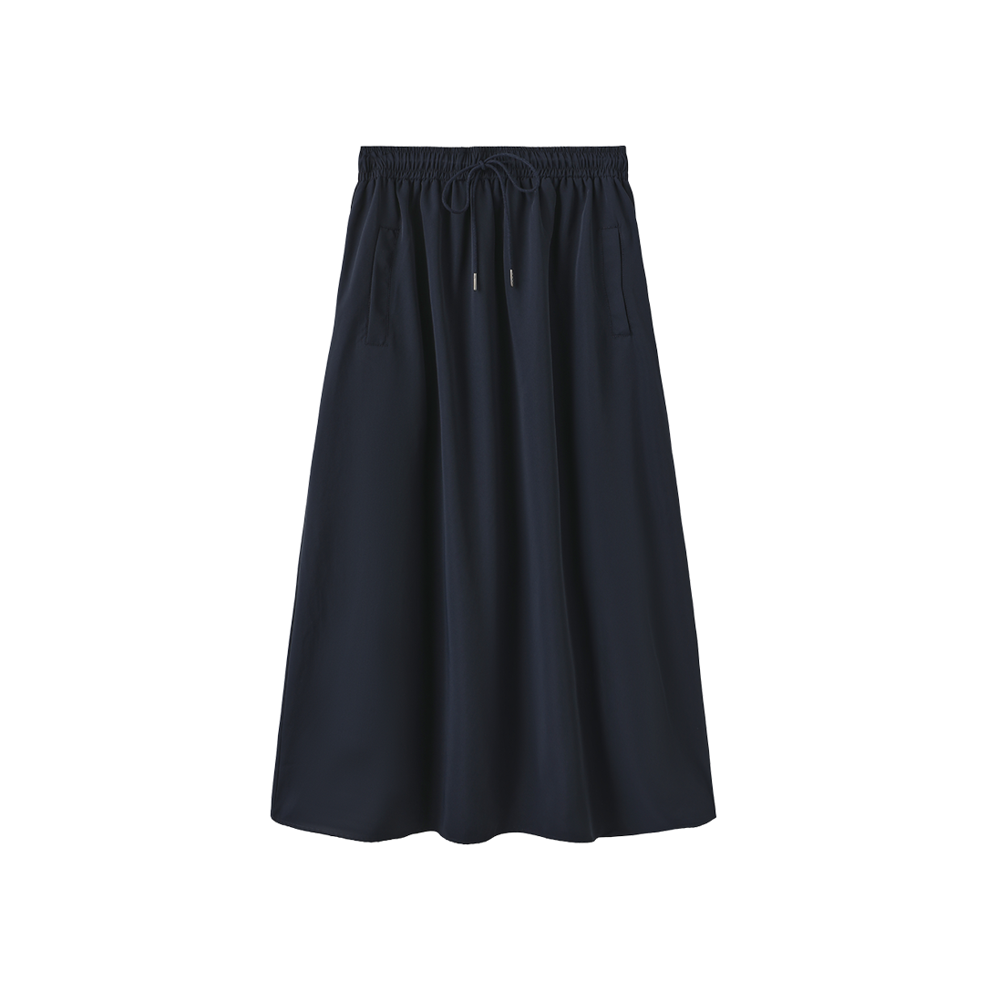 Drawstring bow skirt