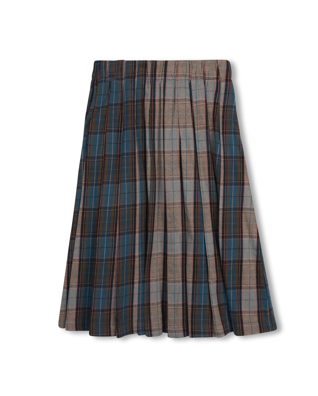 Erno Plaid Pleated Skirt C-21148