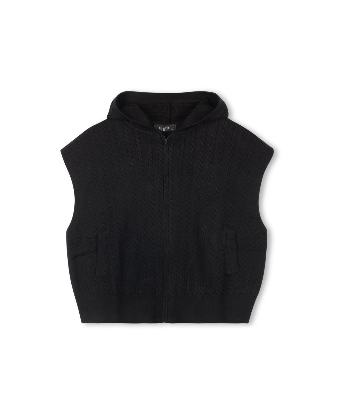 Zip Up Knit Vest