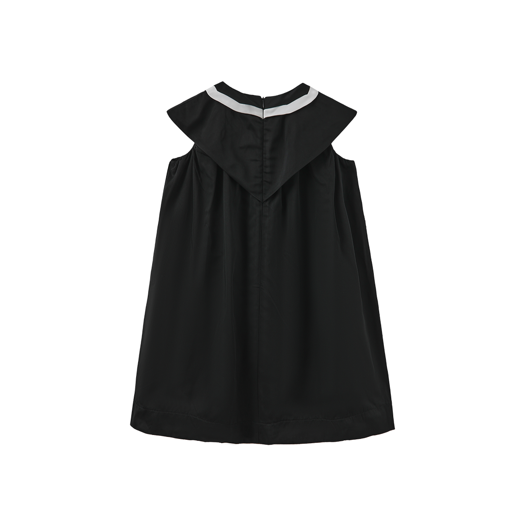 Trim Collared Sailor Dress