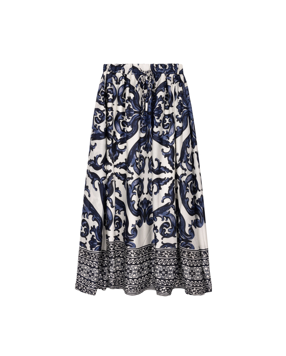 Multi Print Maxi Skirt