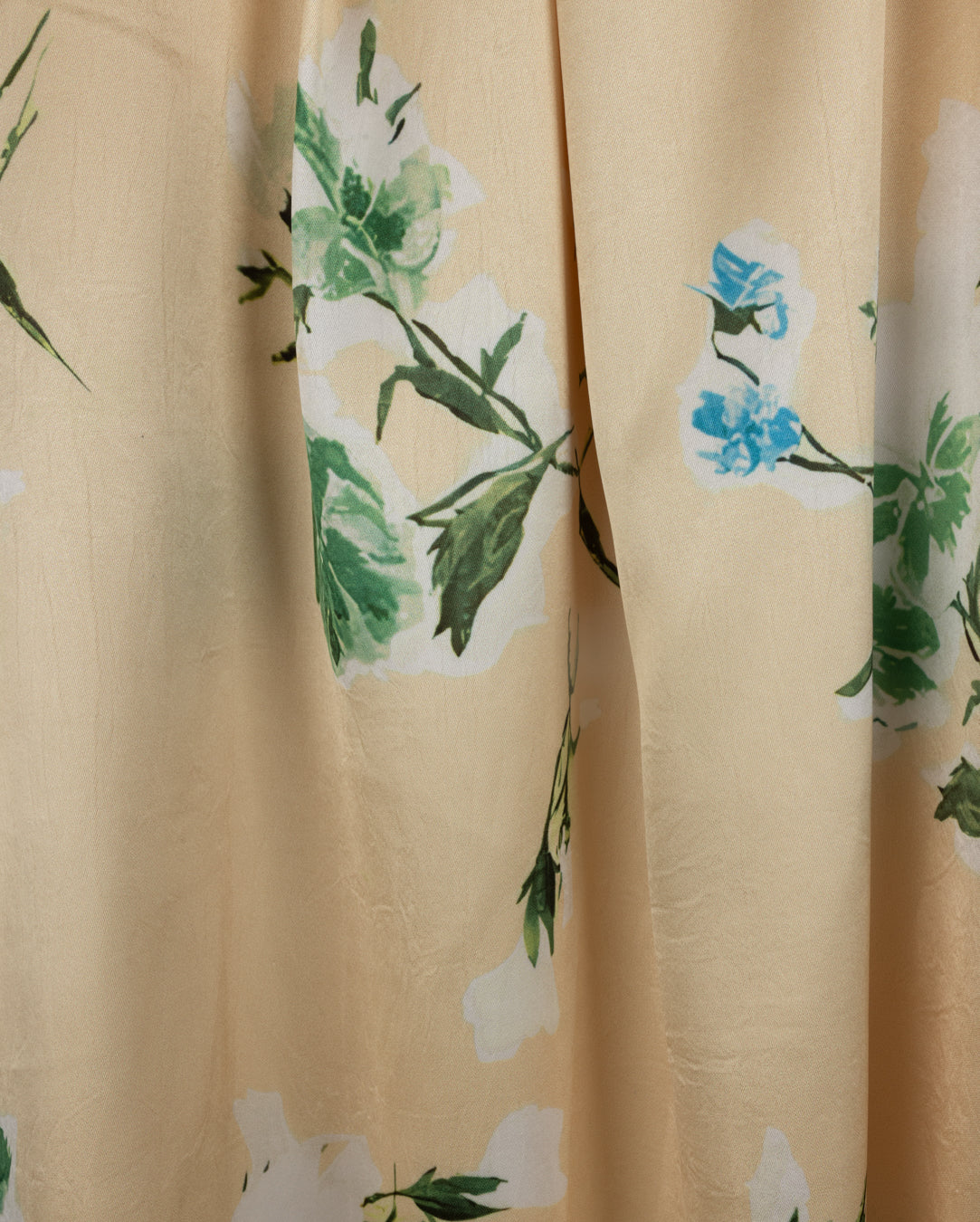 Crinkle Taffeta Floral Skirt