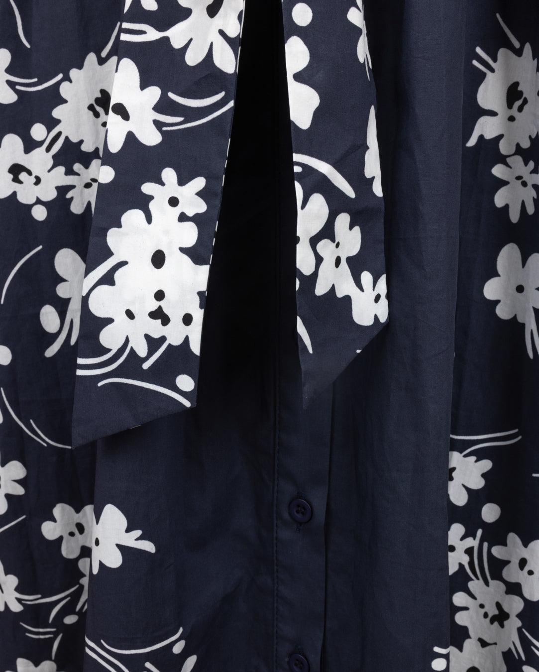 Floral Printed Maxi Poplin Dress