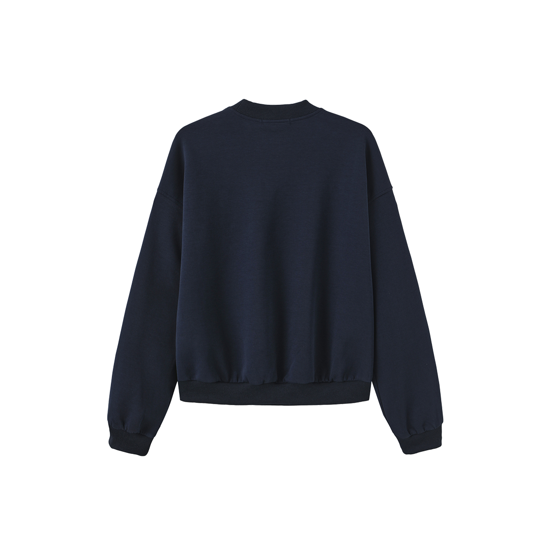 Bird Embroidered Detailed Sweatshirt