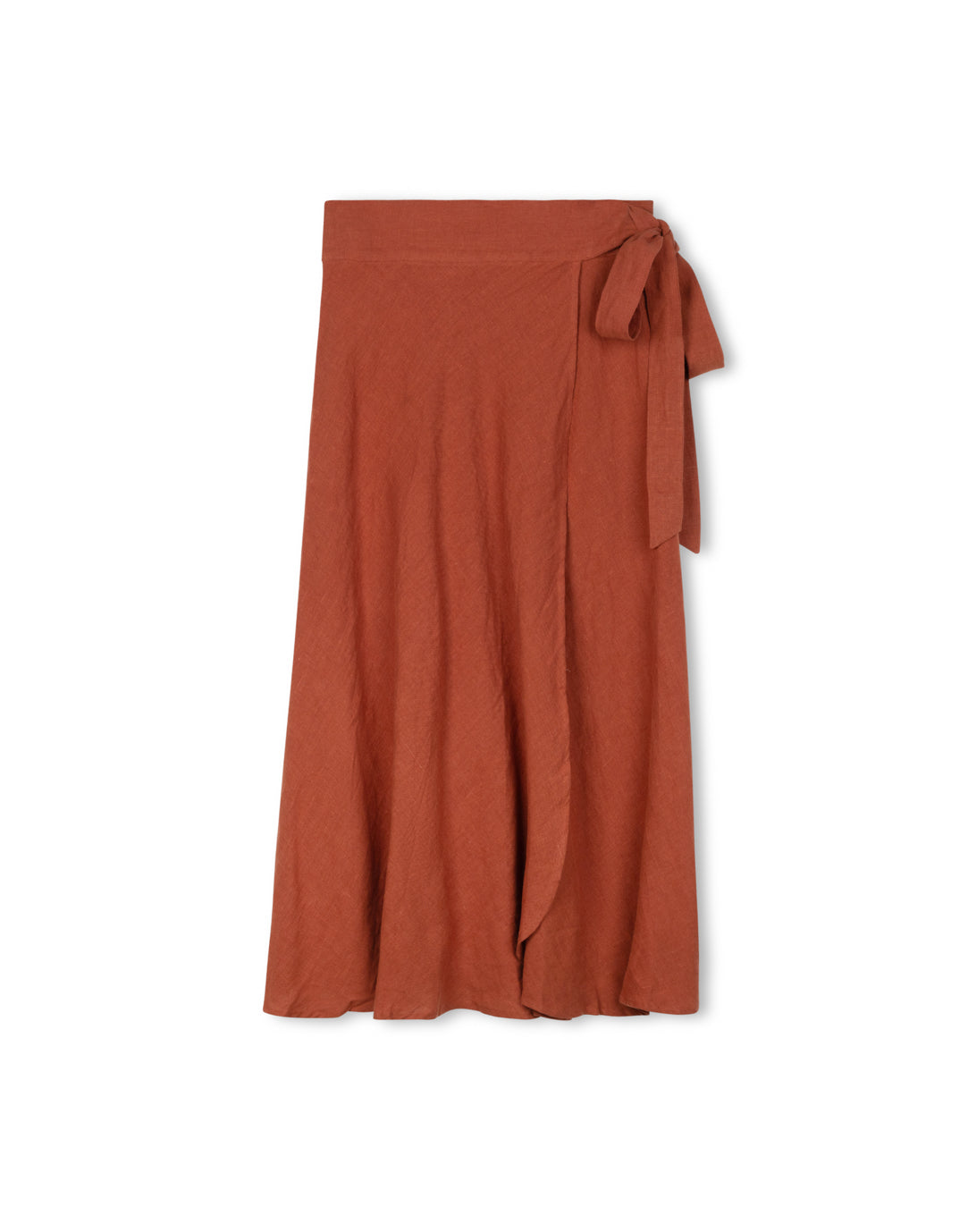 Linen Maxi Wrap Skirt - Junees