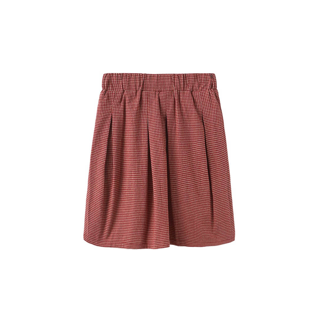 Plaid Patch Skirt