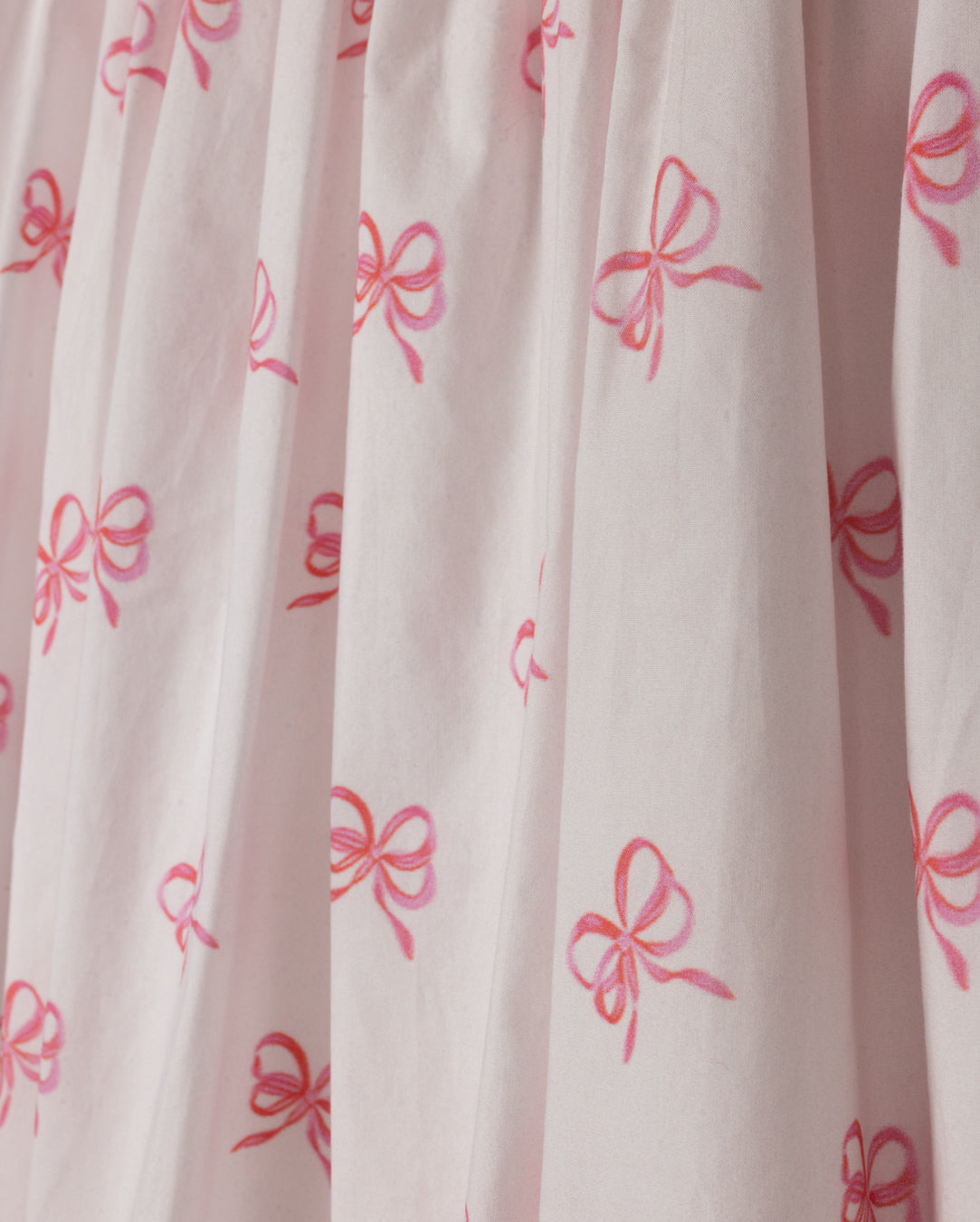 Bow Printed Trim Skirt