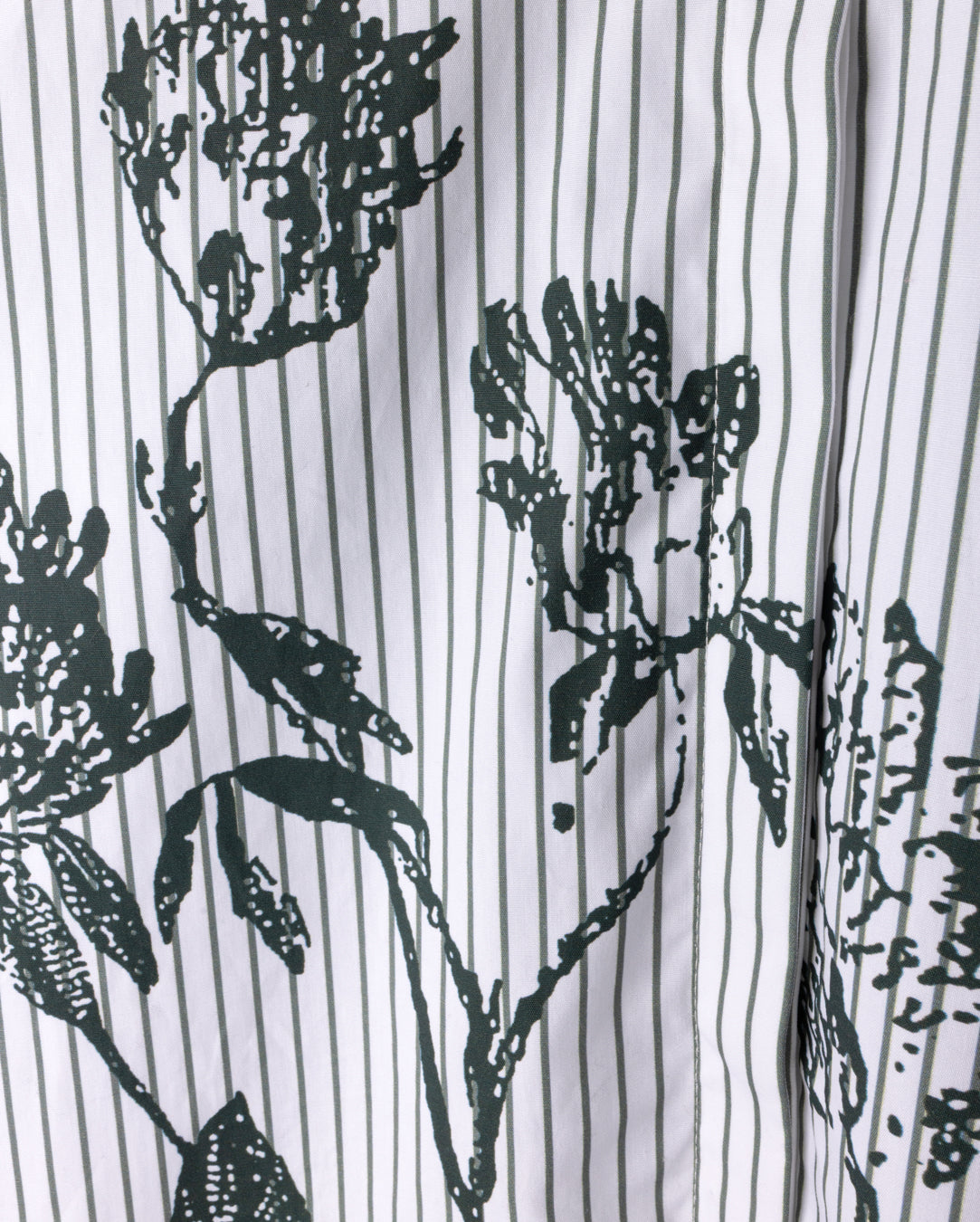 Flower And Stripe Shirt