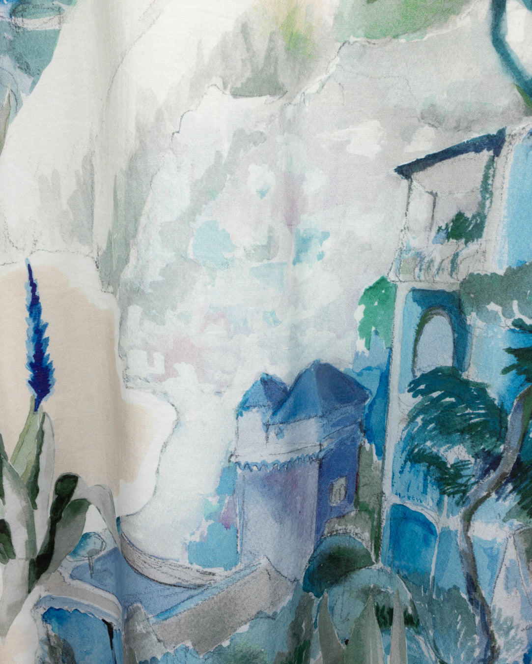 Oversized Flower Print Slip Dress