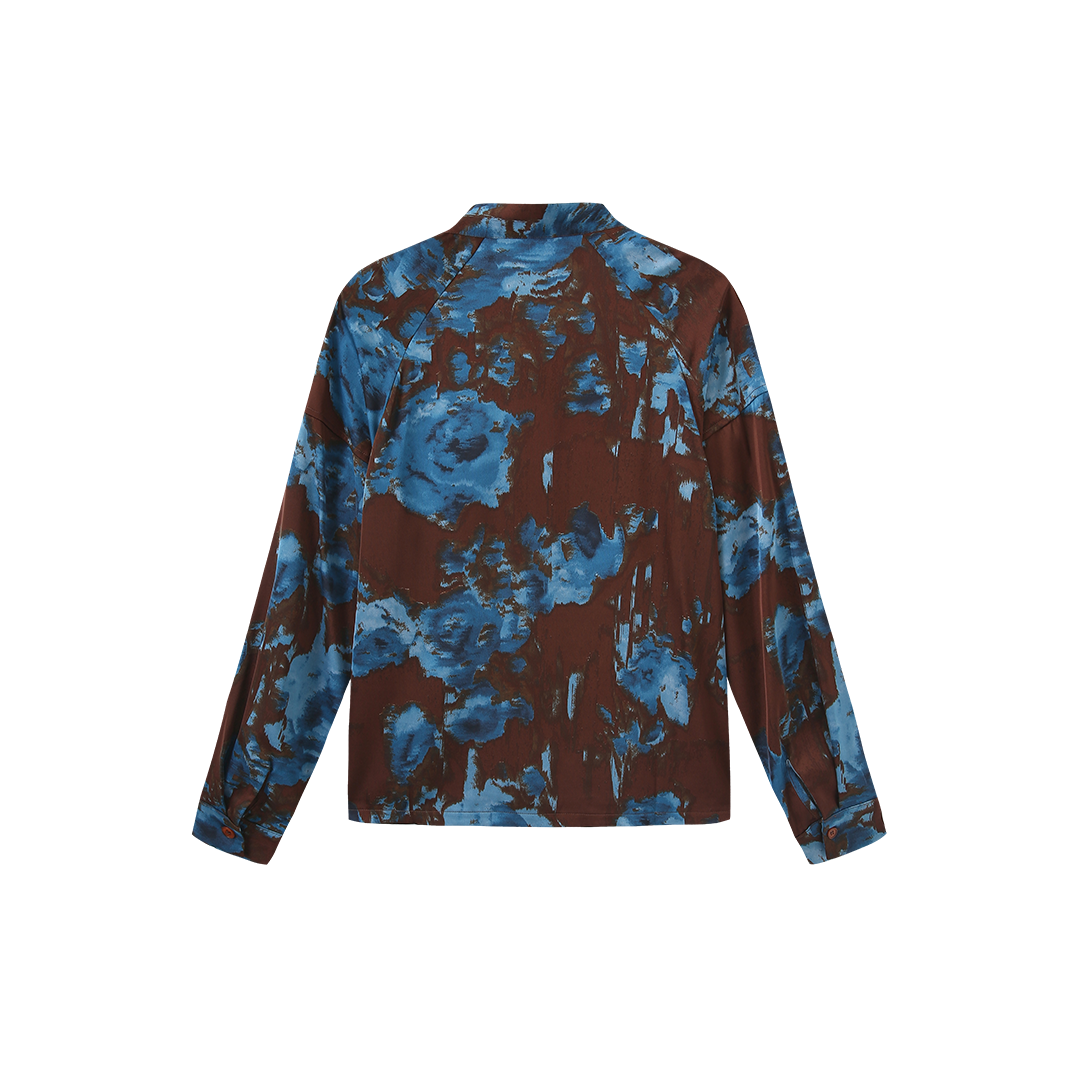 Colored Printed Blouse