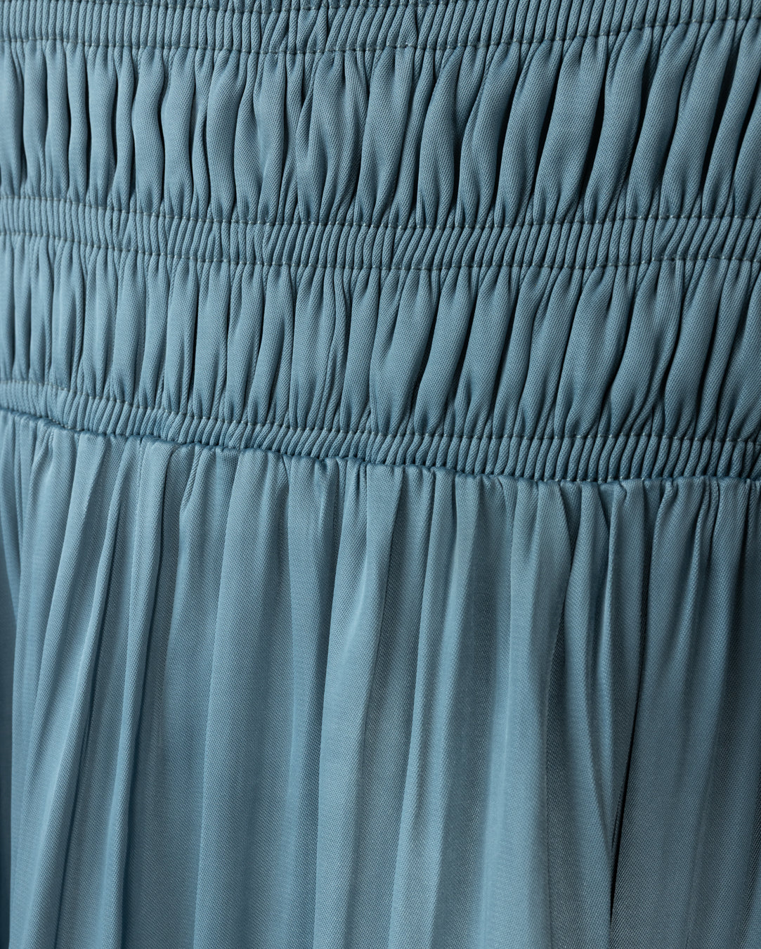 Oha Smocked Silk Maxi Dress