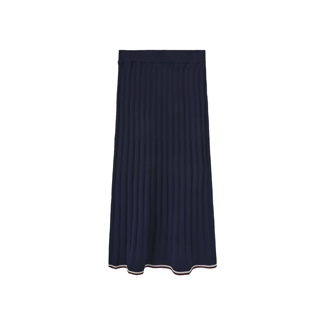 Rye Cable Knit Maxi Skirt
