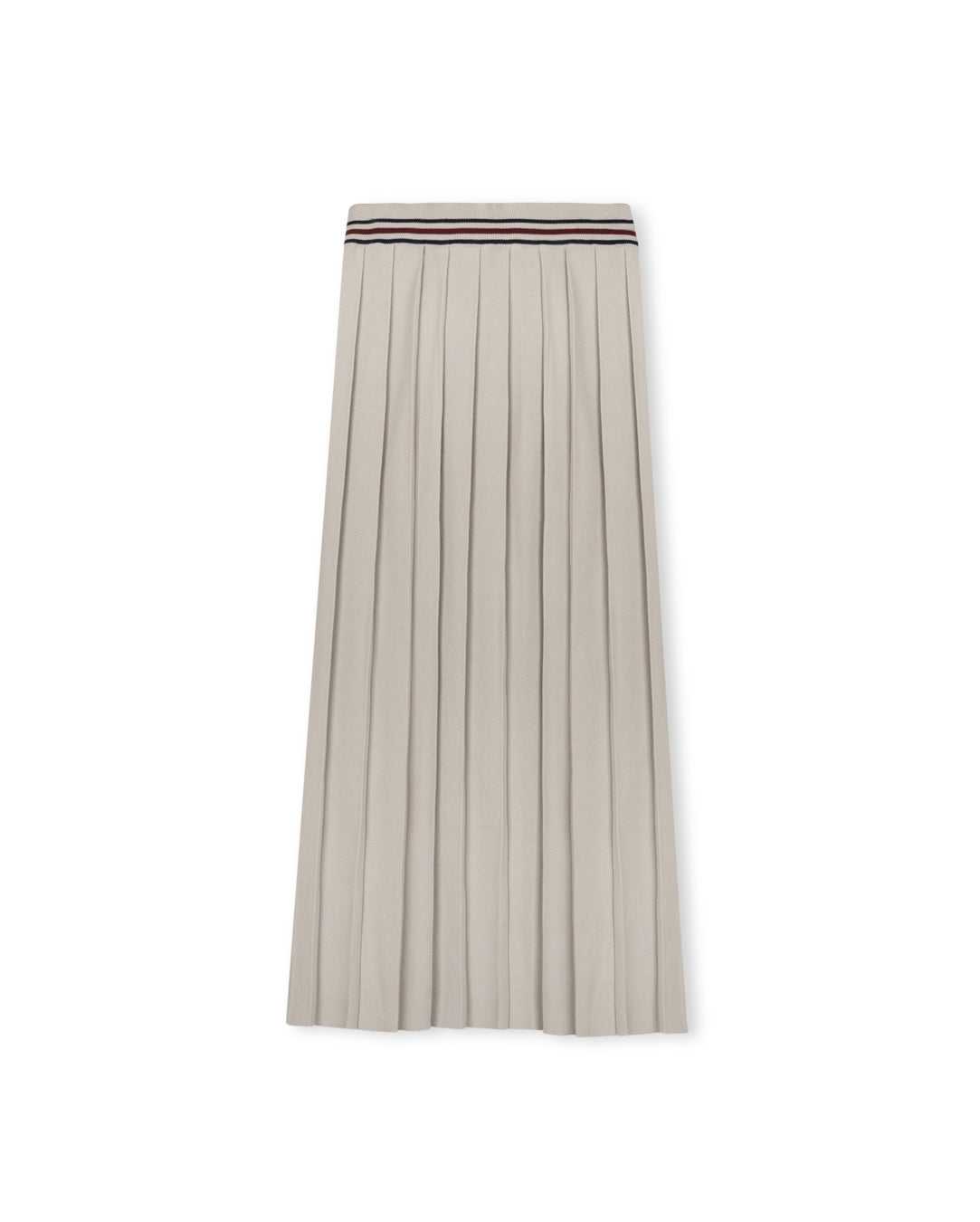 Melo Knit Pleated Maxi Skirt