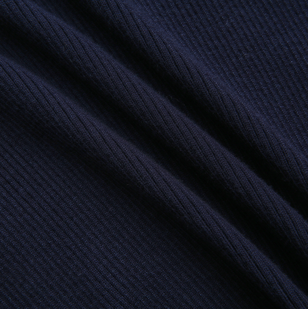 Collared Ribbed Knit Top