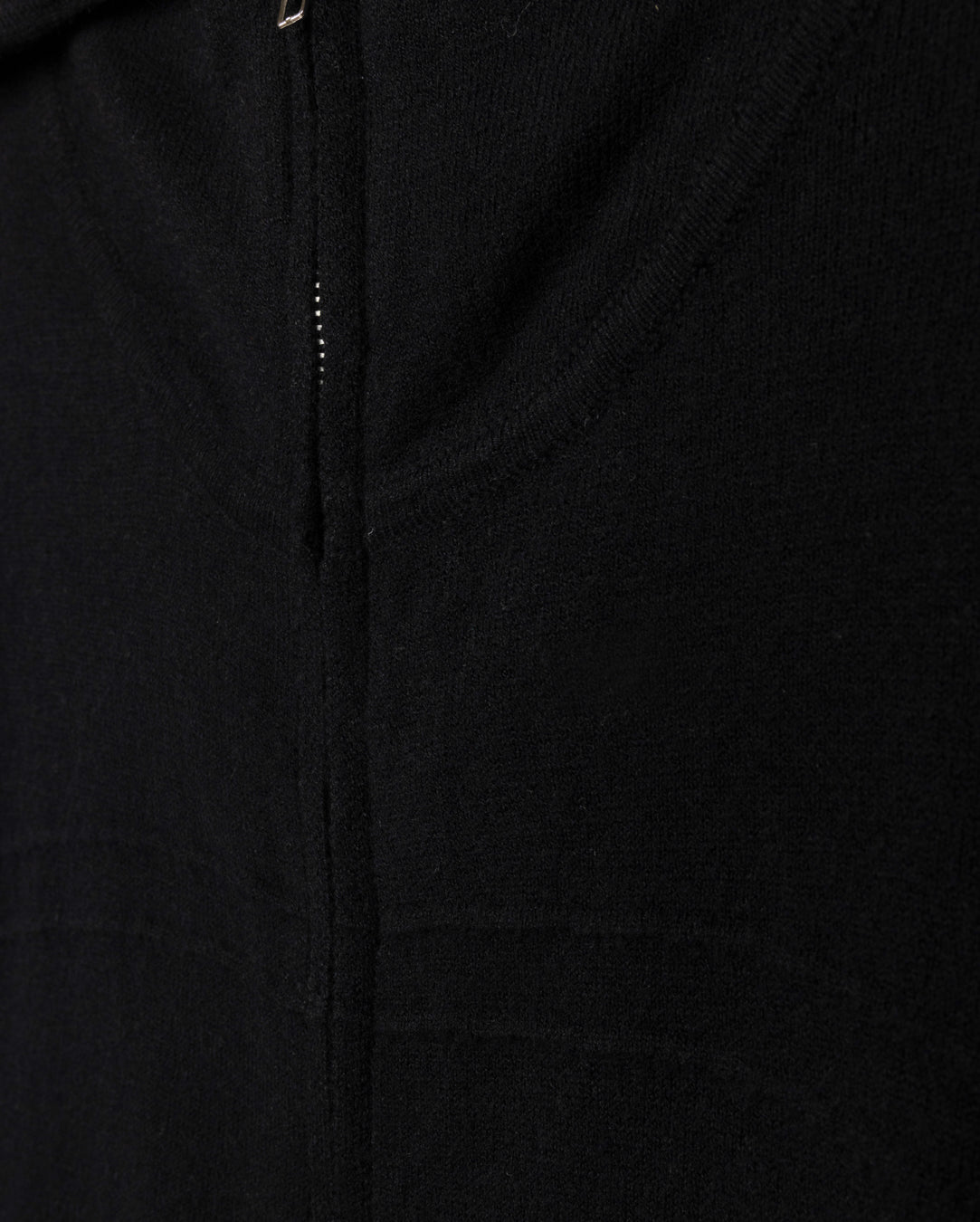 Thin Cotton Knit Zip Up Sweater