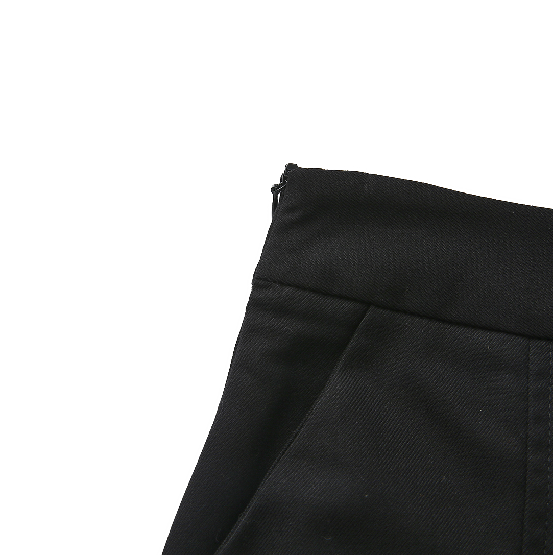 Pez Wool Box Pleated Skirt