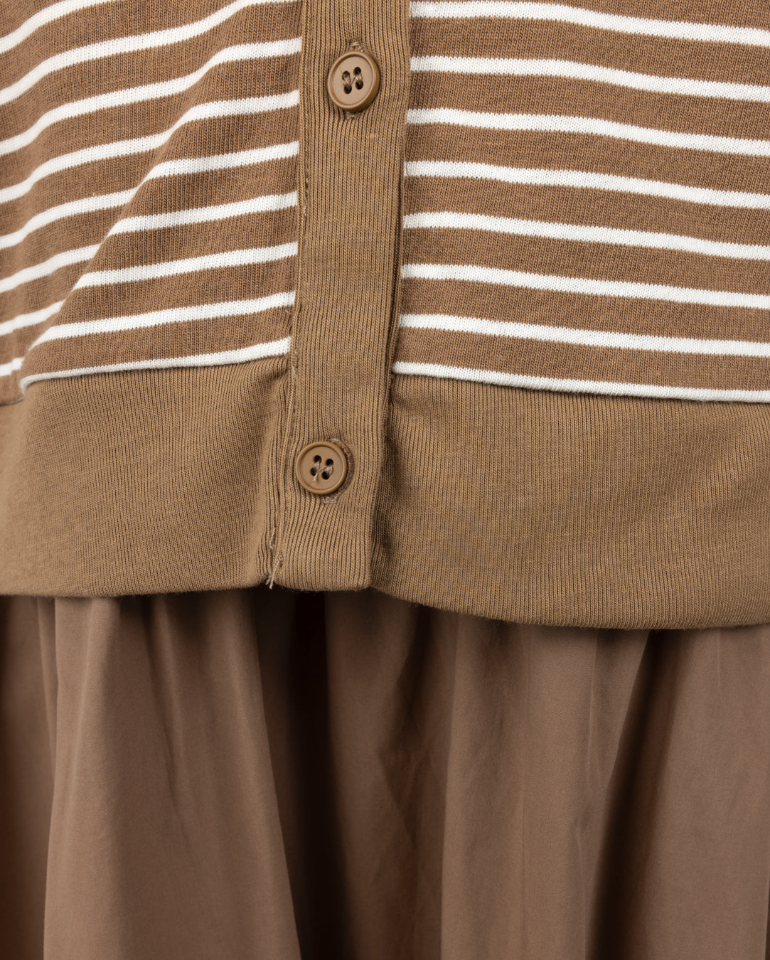 Mixed Media Cardigan Dress