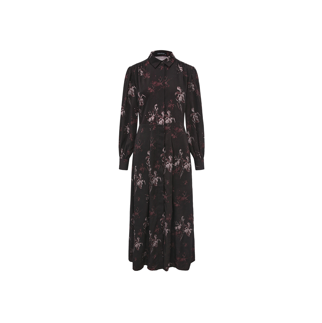 Flowy Floral Collared Dress