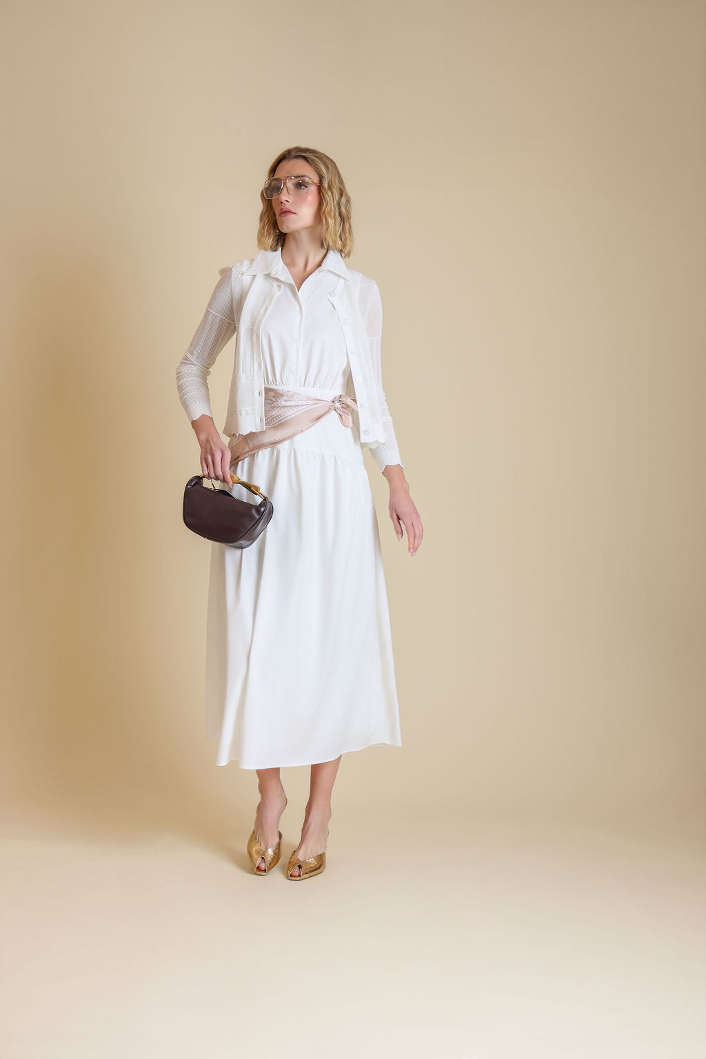 Poplin Sleeveless Dress