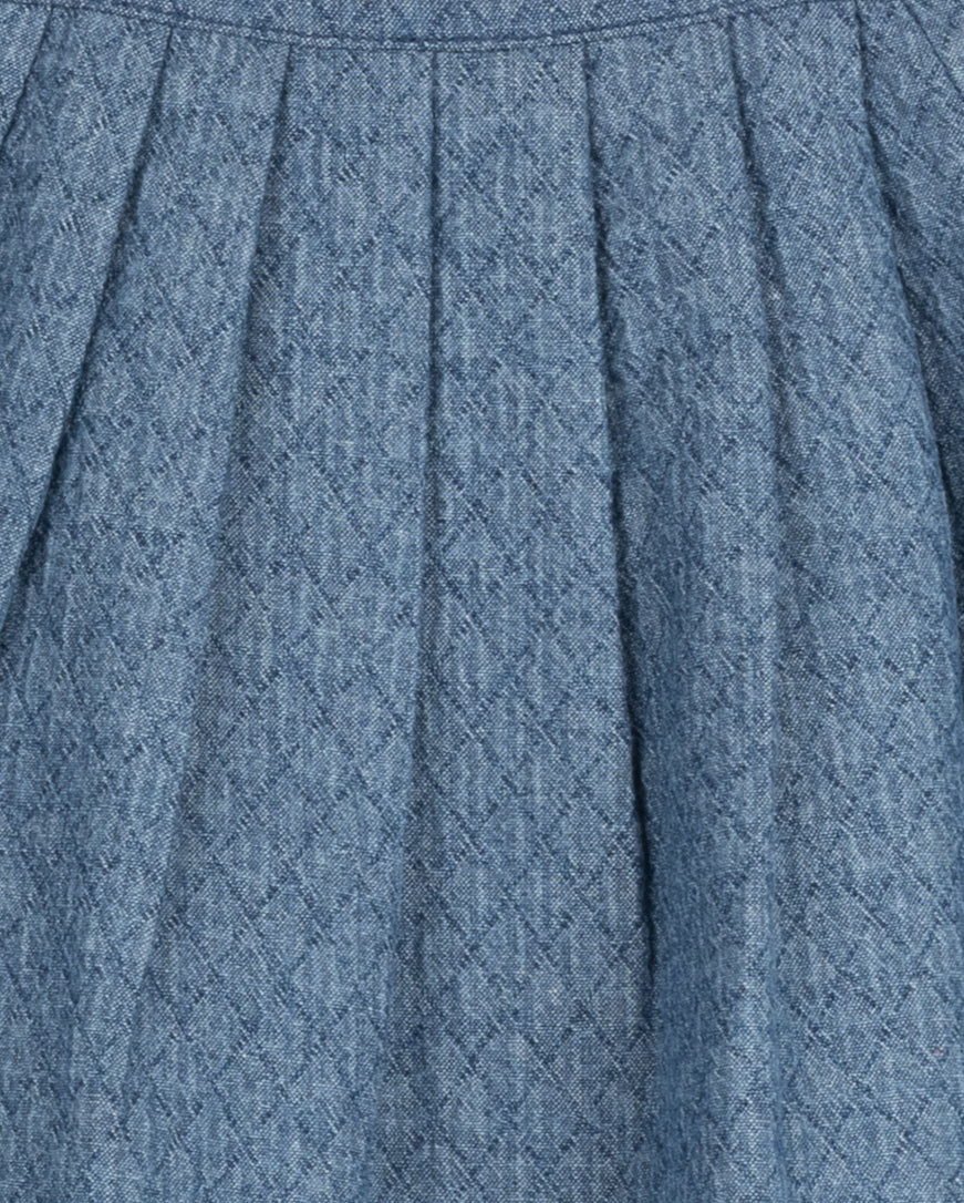 Puffed Denim Pocket Jumper