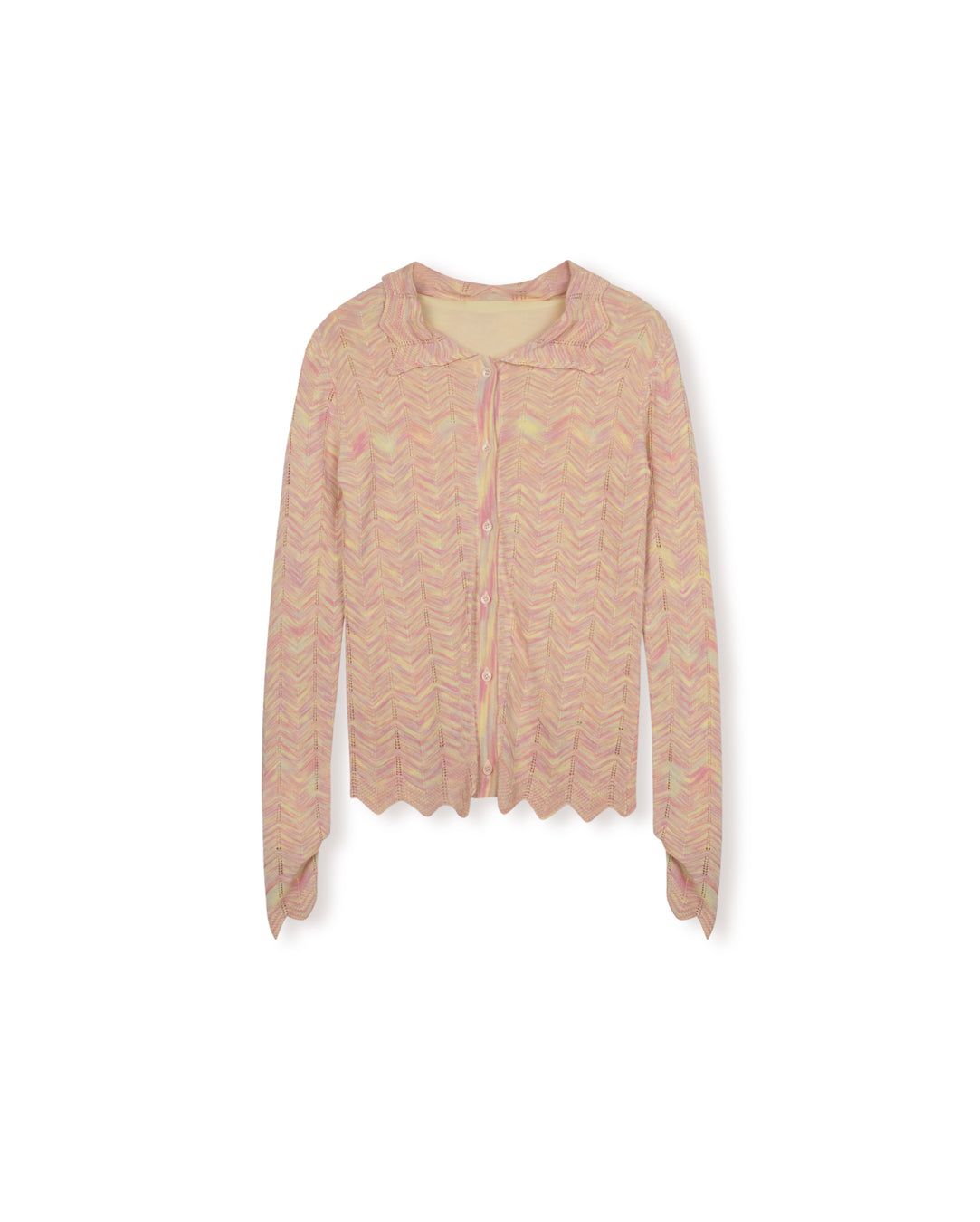 Nia Chevron Knit Shacket