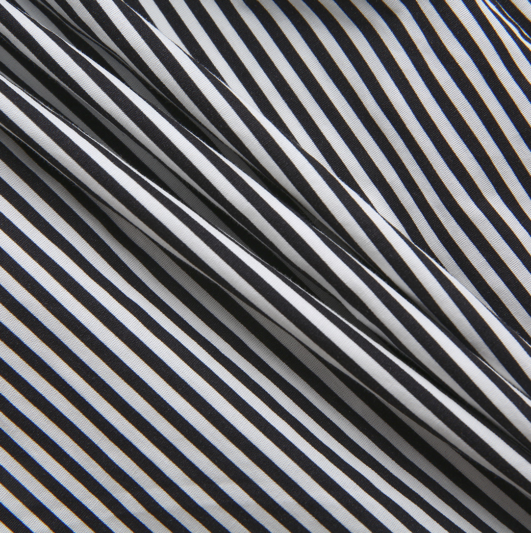 Stripe Logo Blouse