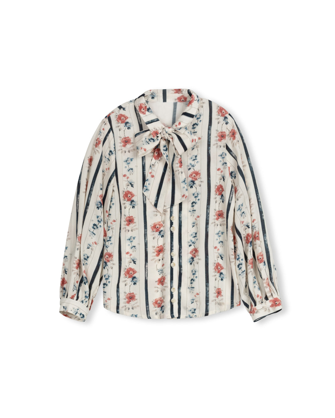 Benny Floral Tie Blouse