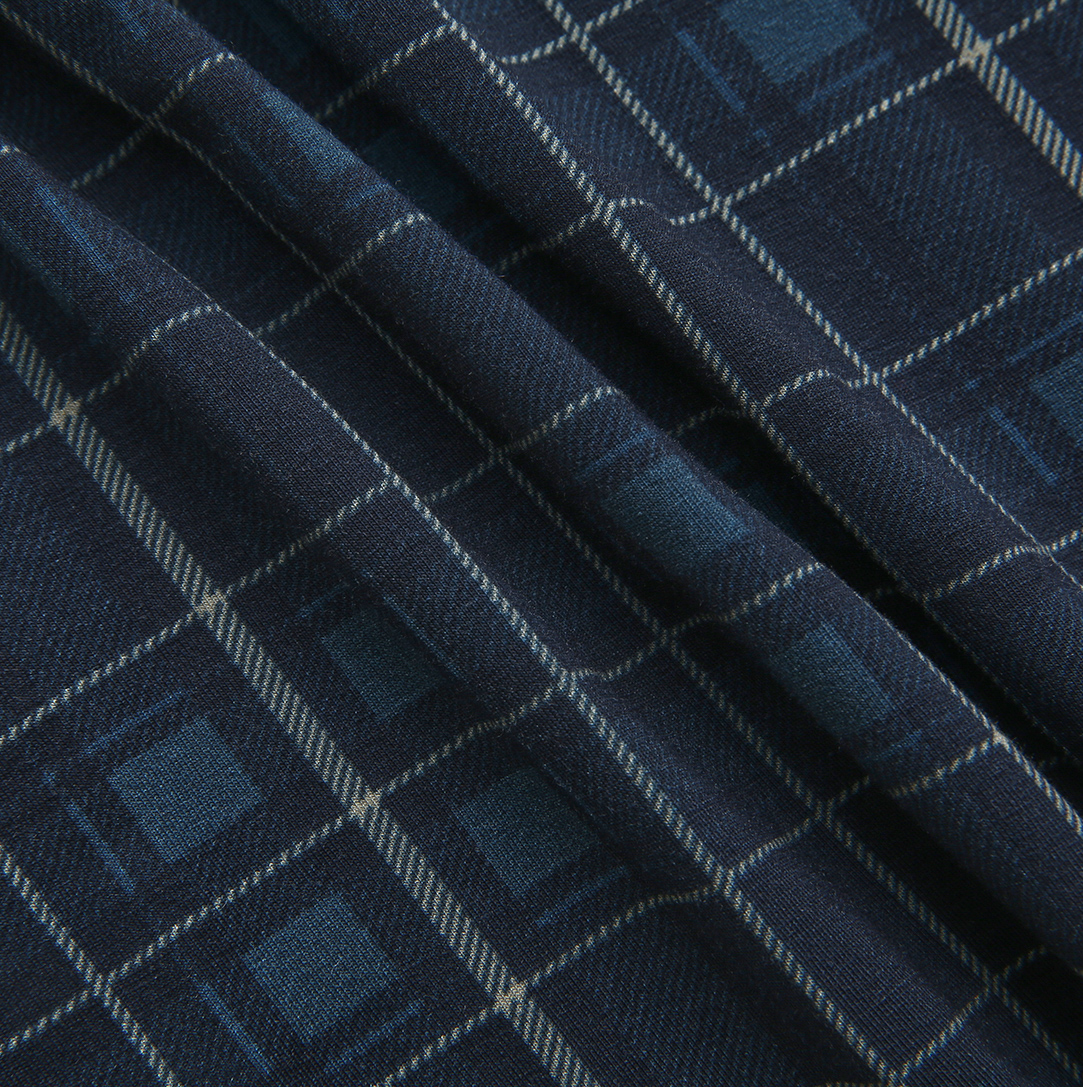 Oak Plaid Modal Turtleneck