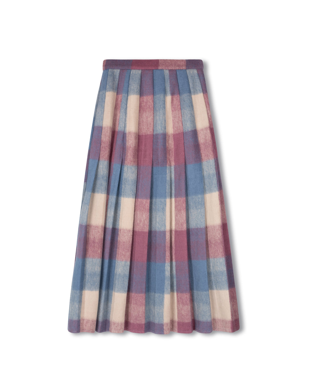 Plaid Fleece Skirt