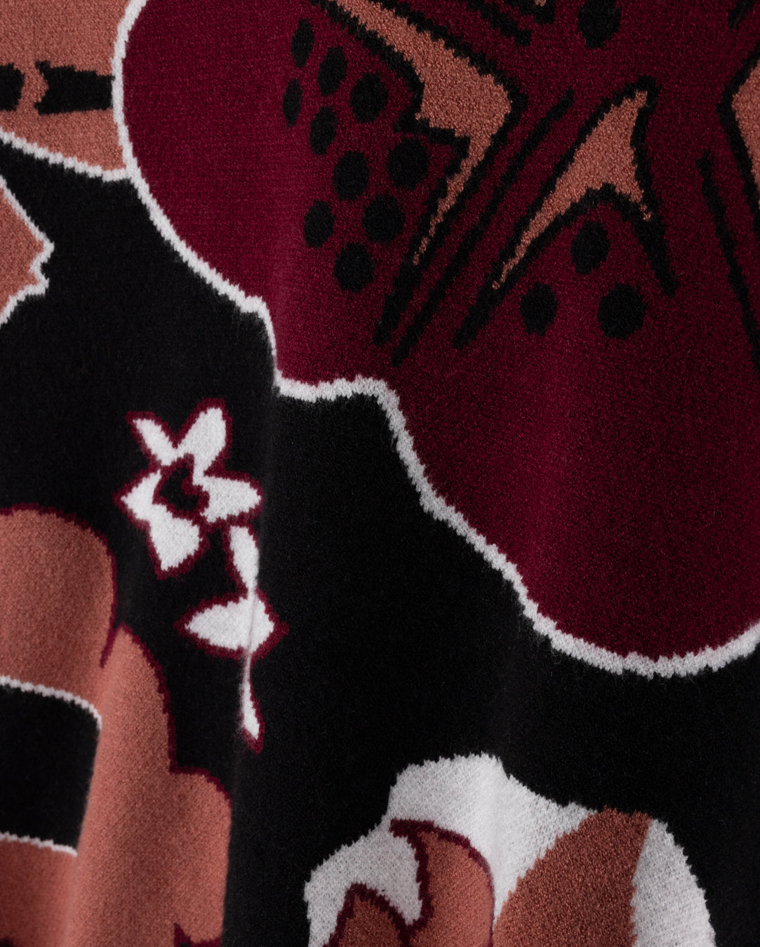 Printed Knit Sweater W-23366