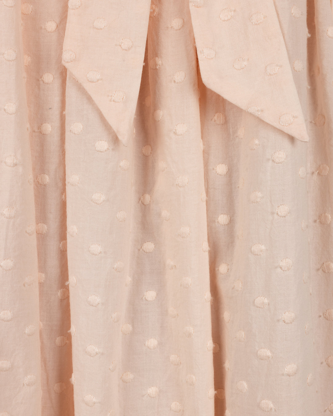 Swiss Dot Eyelet Trim Skirt