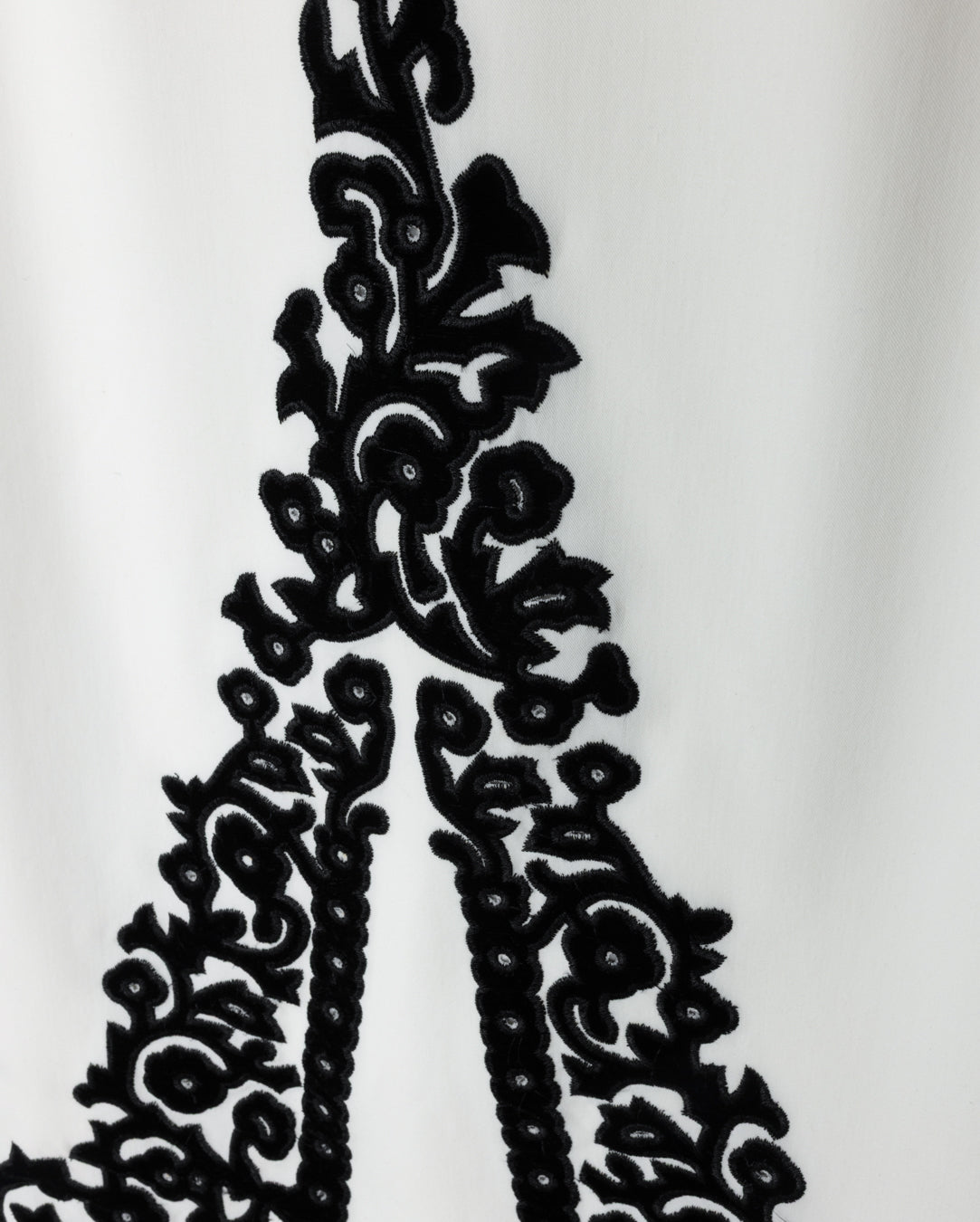 Bindu Velour Applique Skirt