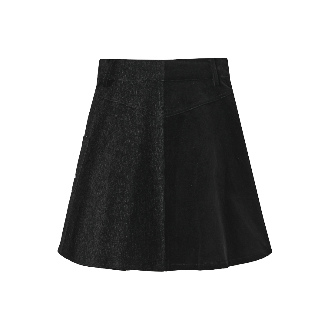 Half Corduroy Skirt