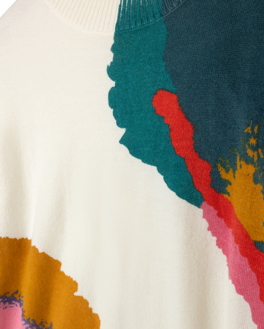 Knit Splattered Top
