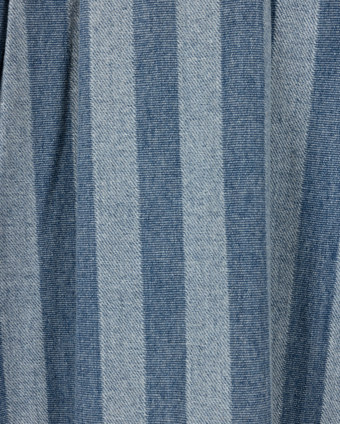 Zora Wide Striped Denim Skirt
