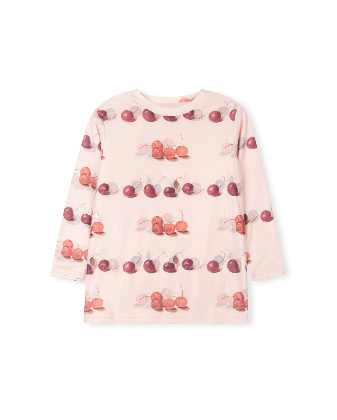 Ada Cherry Printed Mesh Top