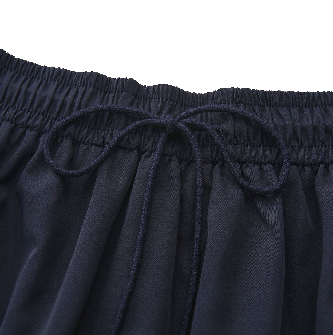 Drawstring bow skirt