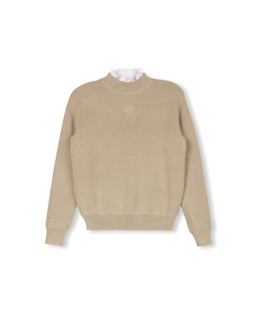 Marley Ruffle Knit Mock Neck