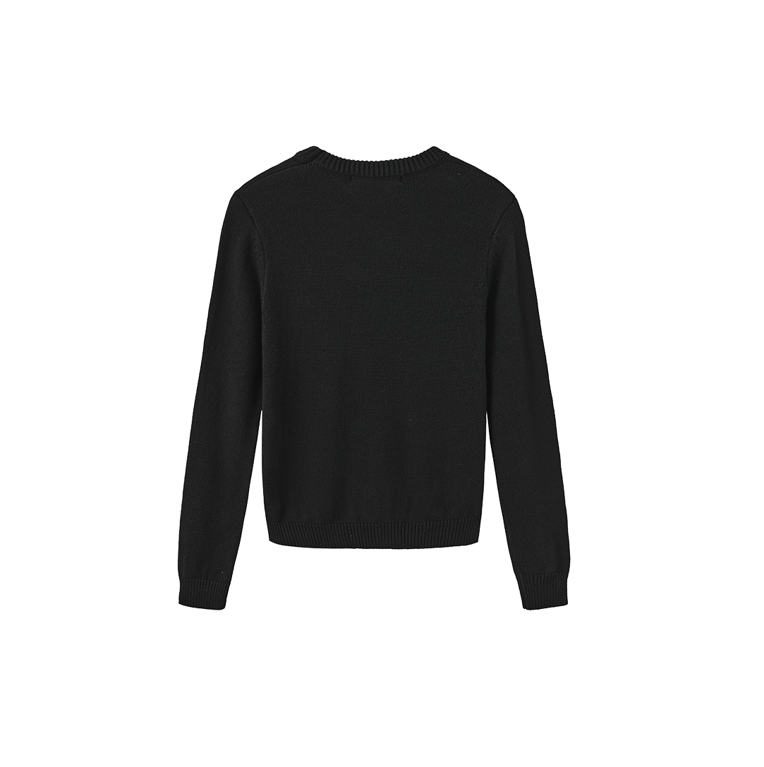 Gem Bow Knit Sweater