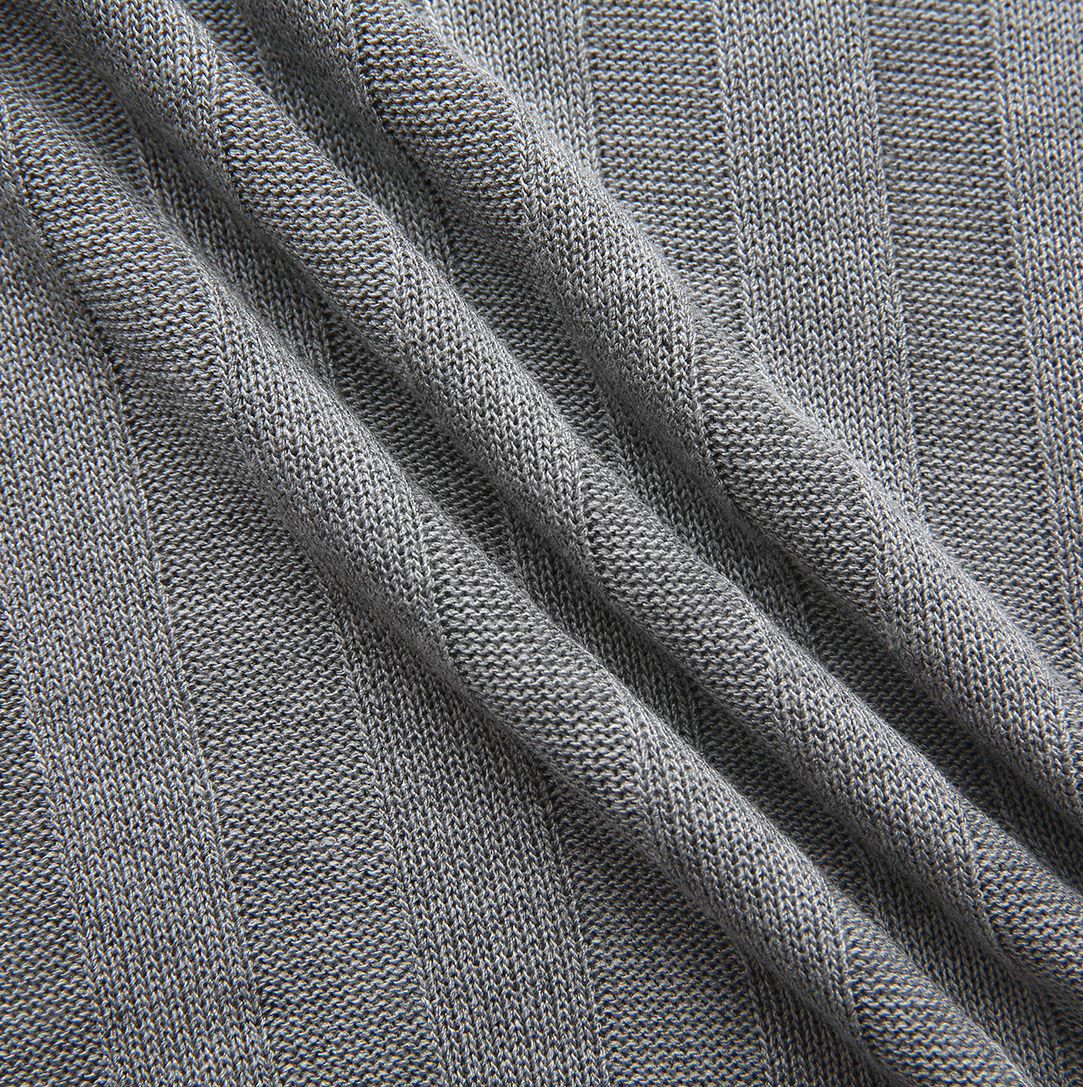 Flat Ribbed Cuff Cardigan