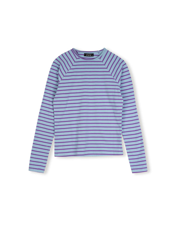 Striped Raglan Sleeve Tee
