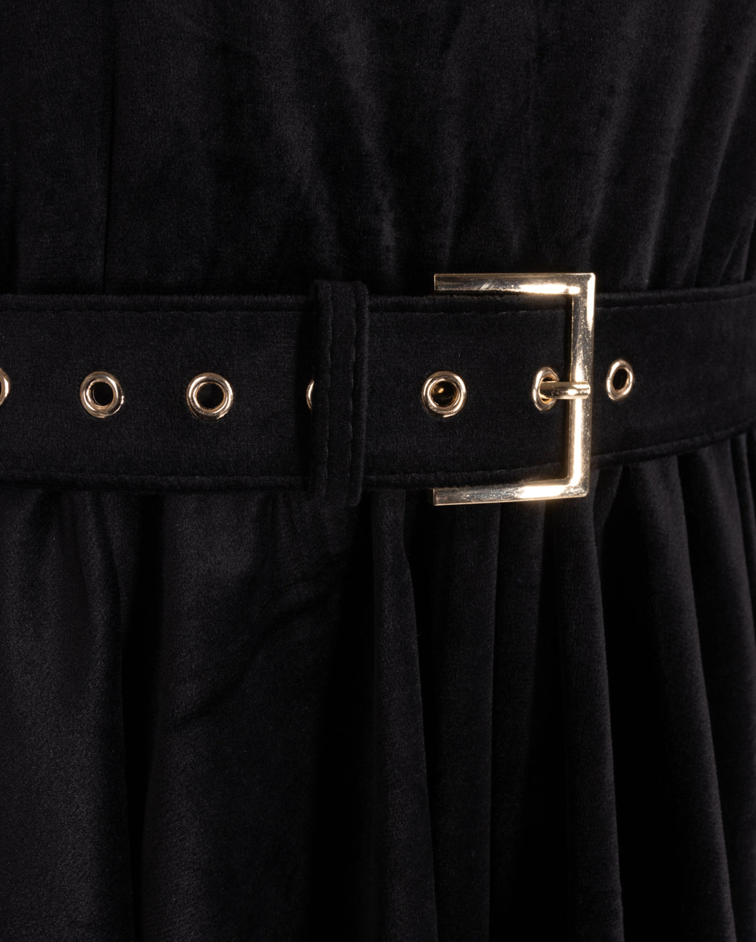 Jersey Floral Gathered Waist Dress W-21363