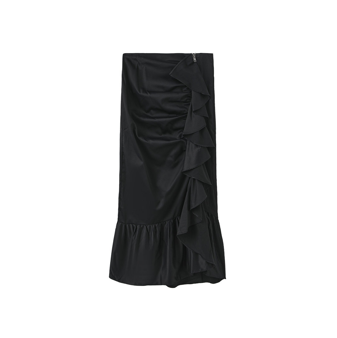 Front Ruffle Skirt