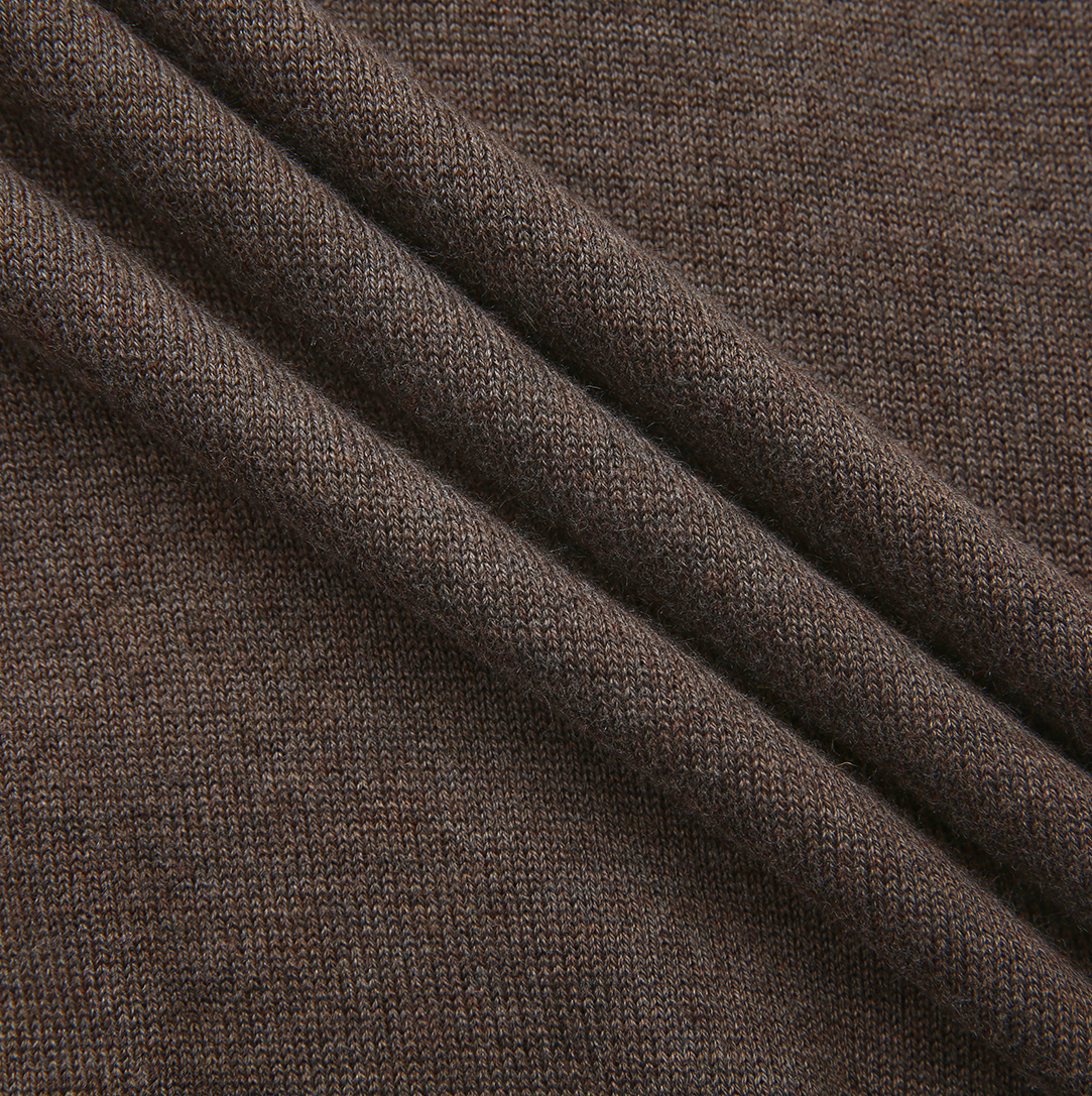 Thin Knit Aline Belt Dress